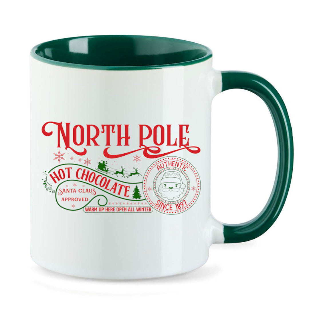 Advent, Weihnachten- Tasse North Pole- 1