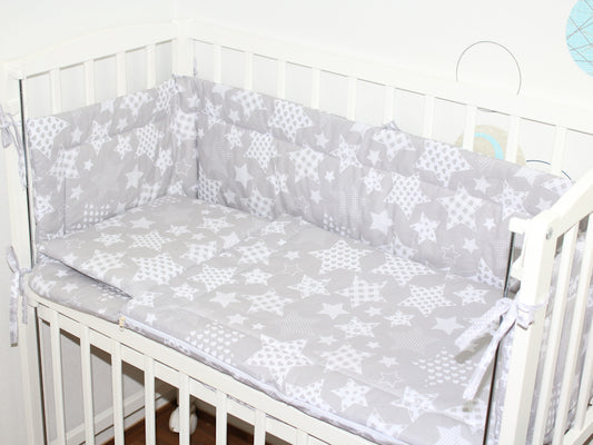 4 TLG- BABY SET mit Schlafsack - Galaxis - für Beistellbett 40x90cm