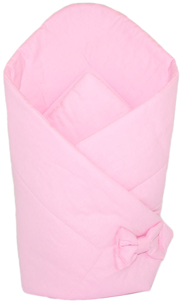 Babyhörnchen - Rosa - Babynest- Steckkissen Pucktuch