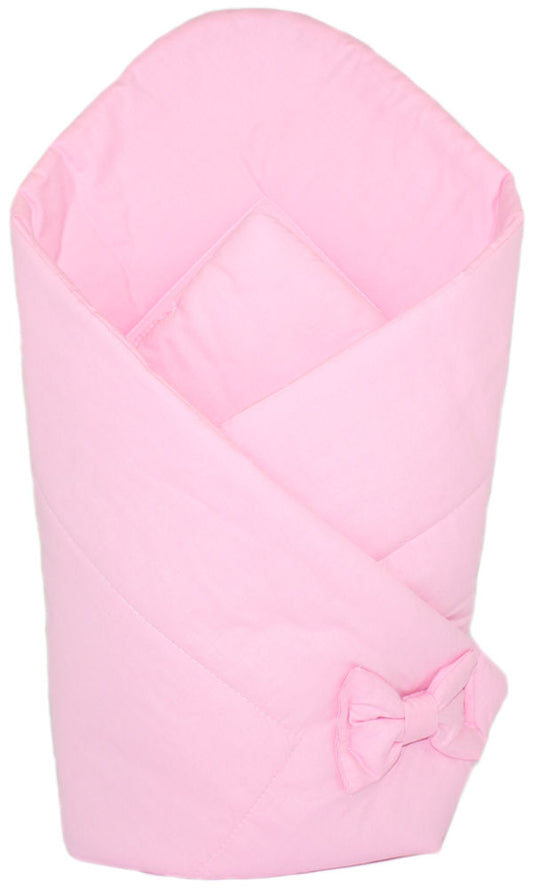 Babyhörnchen - Rosa - Babynest- Steckkissen Pucktuch