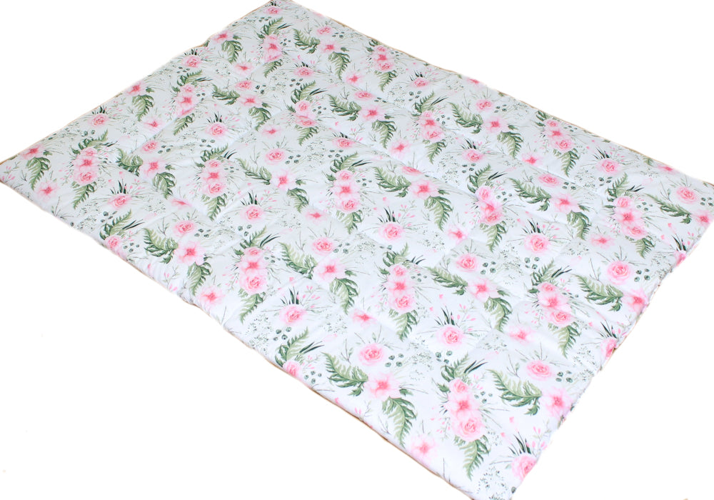 Spielmatte, Spieldecke-Flowers- Krabbeldecke, Kinder Baby Decke