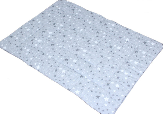 Spielmatte, Spieldecke- Star Dunkel - Krabbeldecke, Kinder Baby Decke
