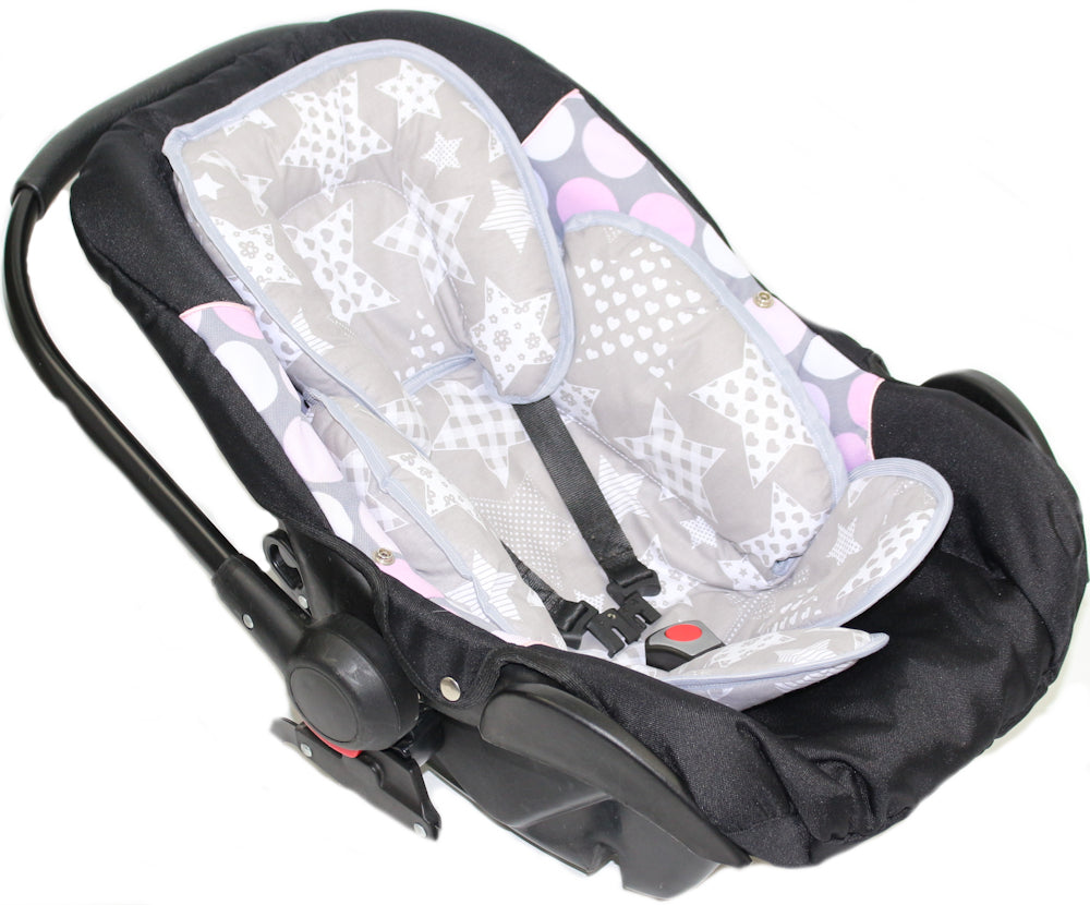 Sitzverkleinerer Baumwolle - Galaxis -  für Auto Kindersitz Babyschale