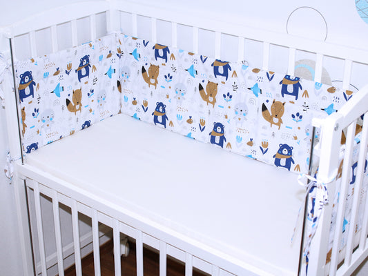 Nestchen 170 cm - Waldtiere - für Beistellbett 40x90 cm