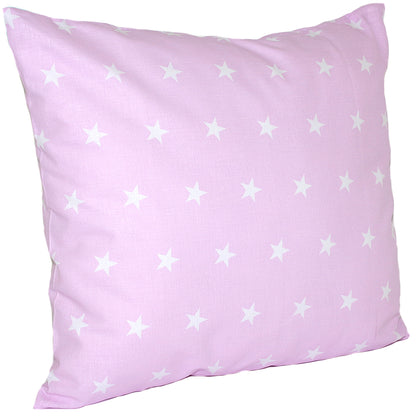Kissenbezug - Sternchen auf Rosa - 5 Größen- Bezug Baby Kopfkissenbezug Kissenhülle