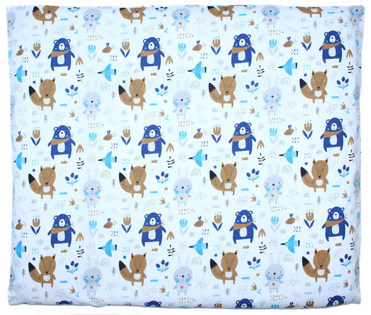 Wickelauflagenbezug - Waldtiere - 75x85 cm- Bezug