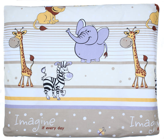 Wickelauflagenbezug - Safari in Beige - 75x85 cm- Bezug
