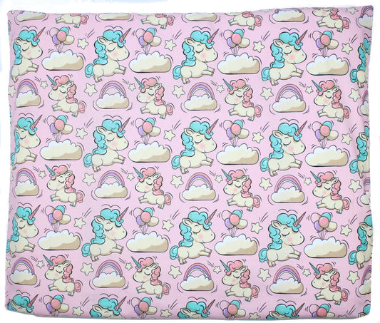 Wickelauflagenbezug - Einhorn - 75x85 cm- Bezug