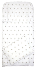 Lade das Bild in den Galerie-Viewer, 4 TLG- BABY SET mit Schlafsack - Sternchen auf Weiß - für Beistellbett 40x90cm
