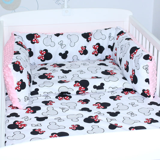 Bettschlange MINKY - Minnie + Rosa - Bettrolle Nestchen  Nackenrolle