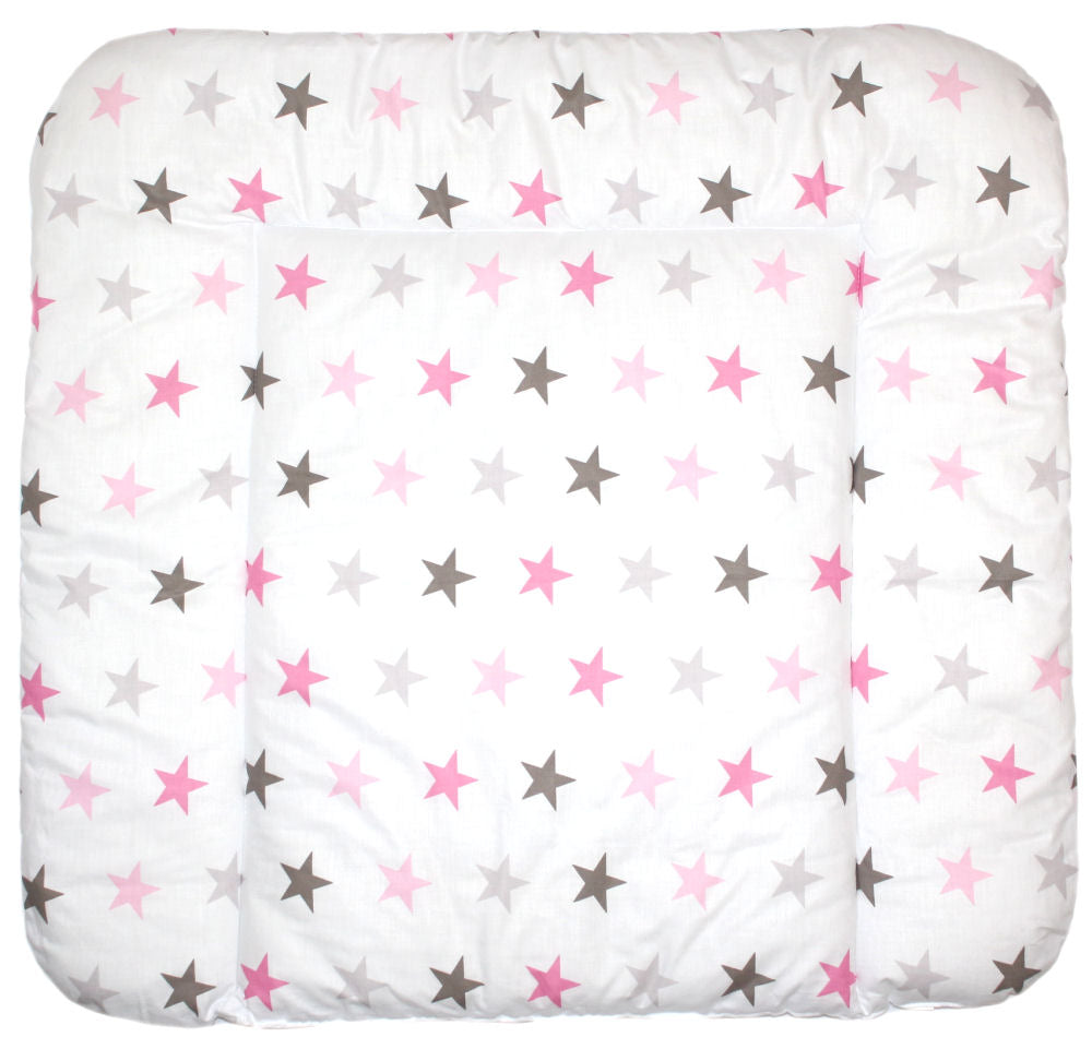 Wickelauflage - Star in Rosa