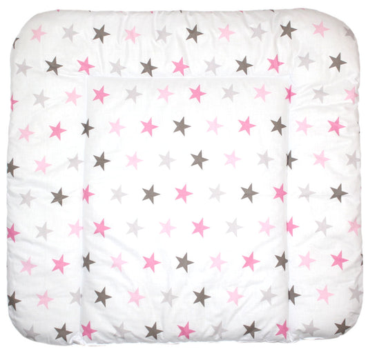 Wickelauflage - Star in Rosa