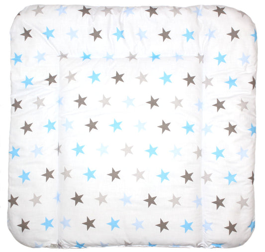 Wickelauflage - Star in Blau