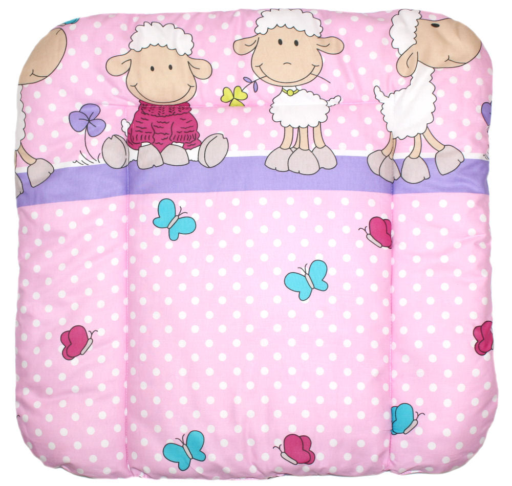 Wickelauflage - Schaf in Rosa