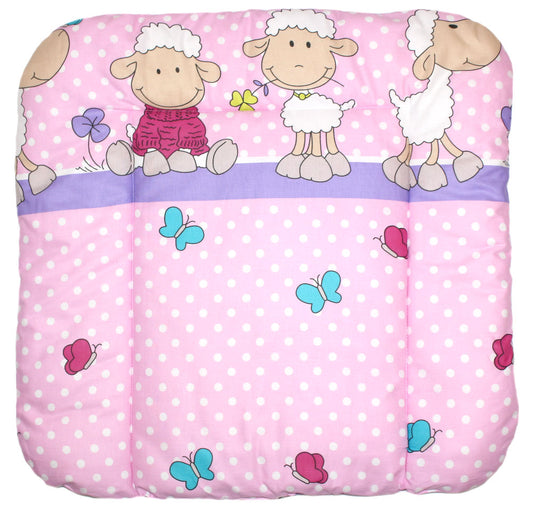 Wickelauflage - Schaf in Rosa