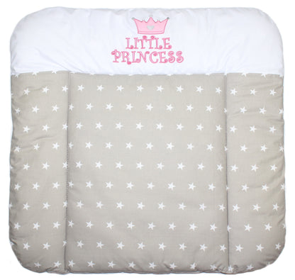 Bettset - Princess Sterne auf Grau - mit Applikation Vollstoff Himmel Bettwäsche Set