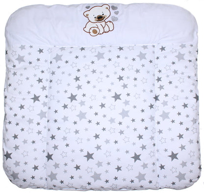 Bettset - Bärchen mit Herzen Star Hell - mit Applikation Vollstoff Himmel Bettwäsche Set
