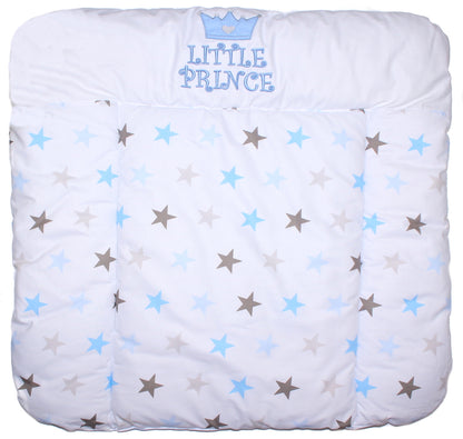 Bettset - Prince Star Blau - mit Applikation Vollstoff Himmel Bettwäsche Set