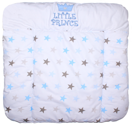 Wickelauflage mit Applikation - Prince Star Blau