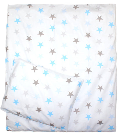 6 TLG- BABY SET mit Bettwäsche - Star in Rosa - für Beistellbett 40x90cm