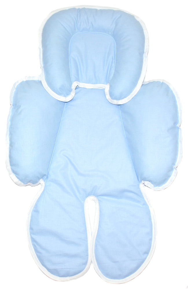 Sitzverkleinerer Baumwolle - Blau -  für Auto Kindersitz Babyschale