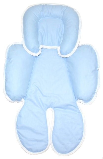 Sitzverkleinerer Baumwolle - Blau -  für Auto Kindersitz Babyschale