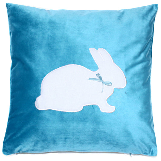 Kissen Ostern Osterhase 1 - Blau
