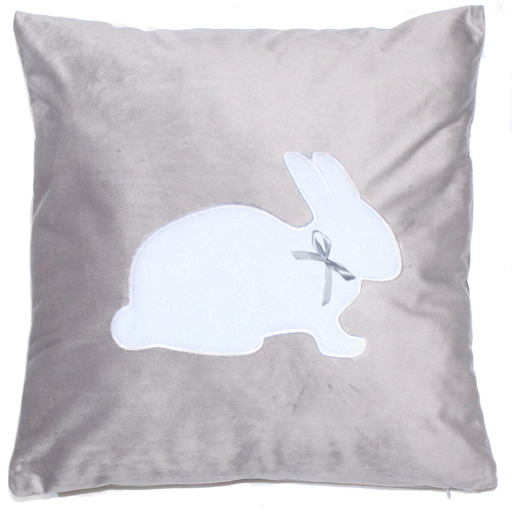 Kissen Ostern Osterhase 1 - Grau