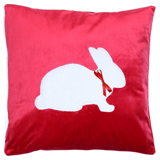 Kissen Ostern Osterhase 1 - Rot