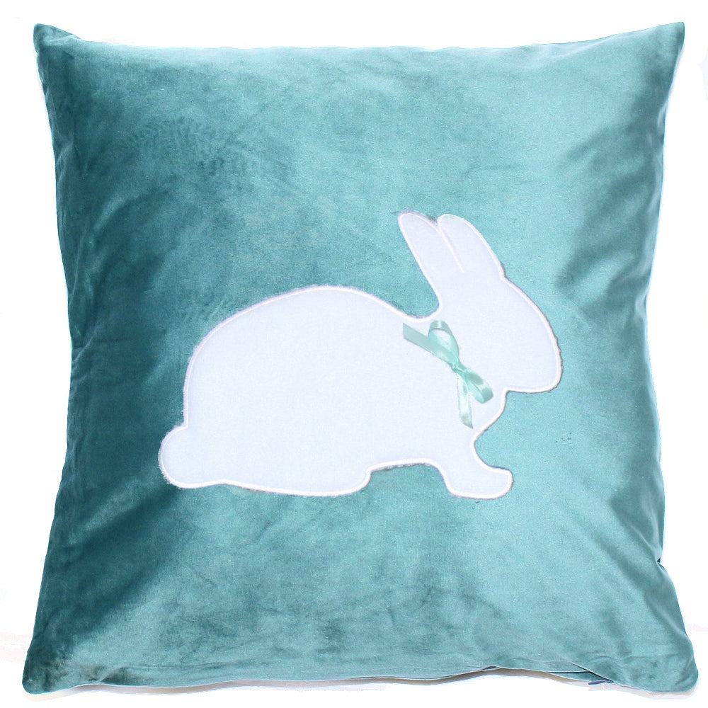 Kissen Ostern Osterhase 1 - Türkis
