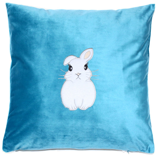 Kissen Ostern Osterhase 2 - Blau