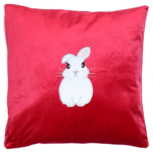 Kissen Ostern Osterhase 2 - Rot