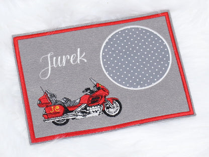 MugRug Untersetzer - Motorrad1 - Tassenuntersetzer