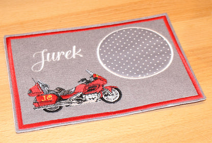 MugRug Untersetzer - Motorrad1 - Tassenuntersetzer