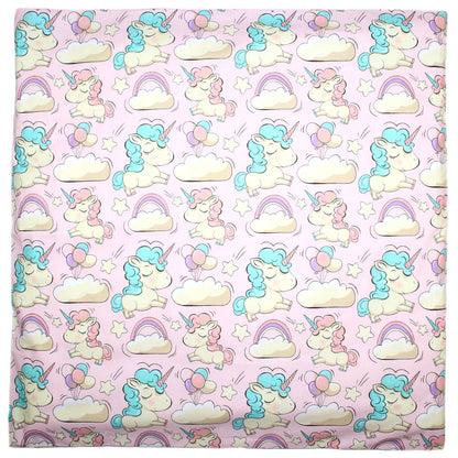 Kissenbezug - Einhorn in Rosa - 5 Größen- Bezug Baby Kopfkissenbezug Kissenhülle