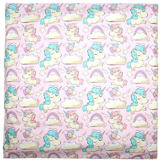 Kissenbezug - Einhorn in Rosa - 5 Größen- Bezug Baby Kopfkissenbezug Kissenhülle
