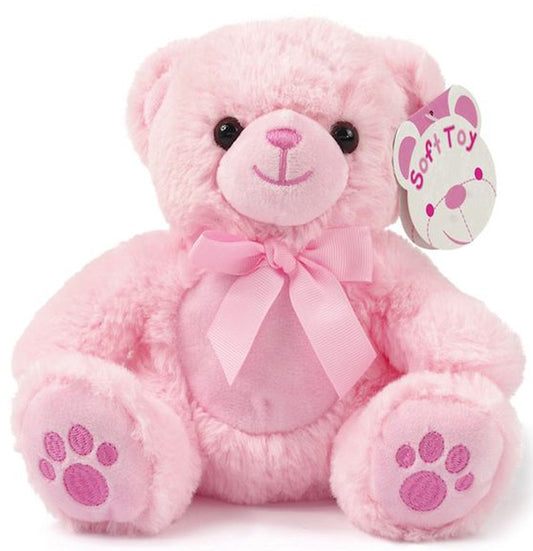 Plüschtier Teddy Bär Kuscheltier von Soft Touch Stofftier- Rosa