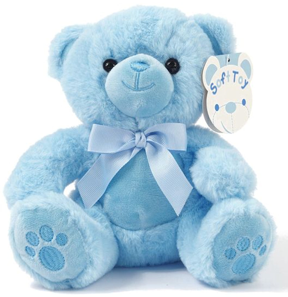 Plüschtier Teddy Bär Kuscheltier von Soft Touch Stofftier Blau