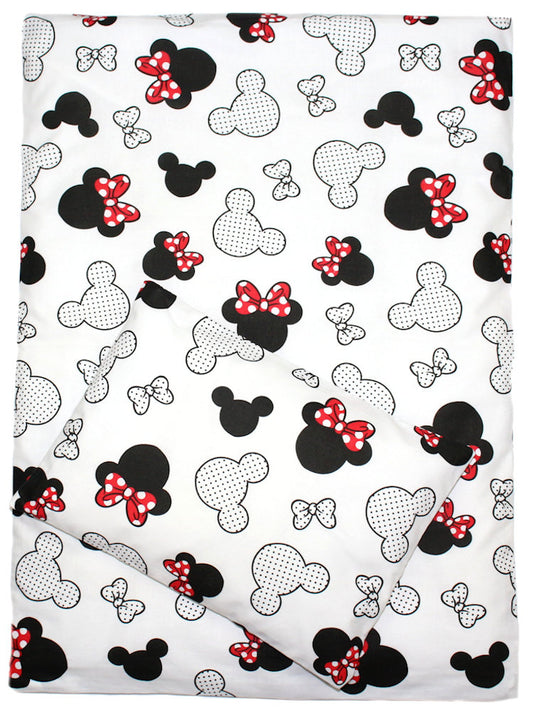 Minnie Mouse Bettwäsche für Kinderwagen Kinderwagenset