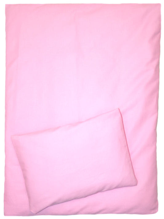 2- 4tlg Kinderwagenset - Rosa- Bettwäsche für Kinderwagen Bezüge Decke Kissen
