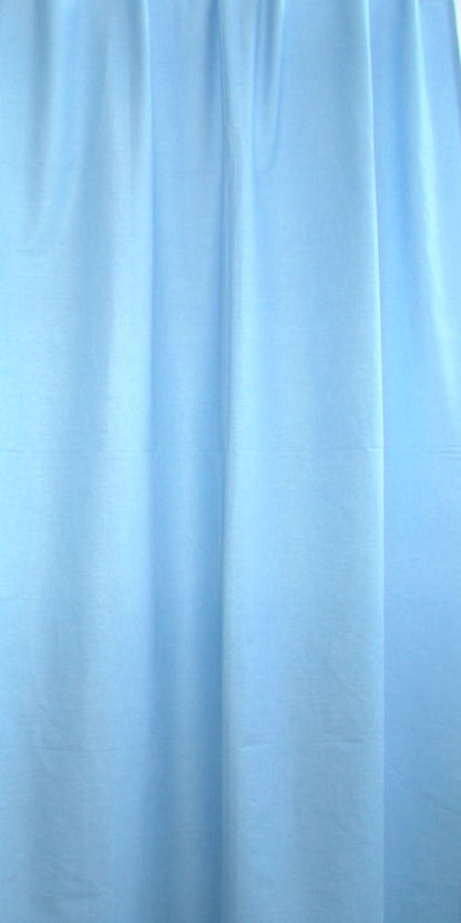 Babybett Himmel Vollstoff - Blau- für Baby Bett Vollstoffhimmel Baumwolle