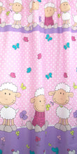 Lade das Bild in den Galerie-Viewer, Babybett Himmel Vollstoff - Schaf Rosa- für Baby Bett Vollstoffhimmel Baumwolle
