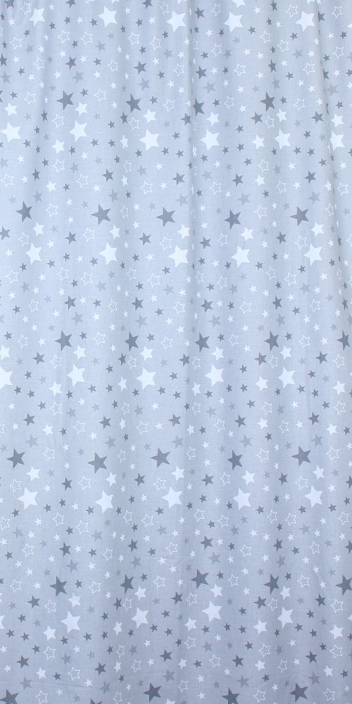 Babybett Himmel Vollstoff - Star Dunkel- für Baby Bett Vollstoffhimmel Baumwolle