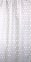 Lade das Bild in den Galerie-Viewer, Babybett Himmel Vollstoff - Sternchen auf Grau- für Baby Bett Vollstoffhimmel Baumwolle
