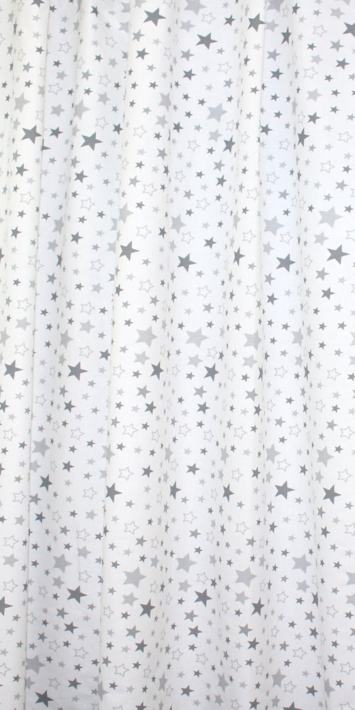 Babybett Himmel Vollstoff - Star Hell - für Baby Bett Vollstoffhimmel Baumwolle