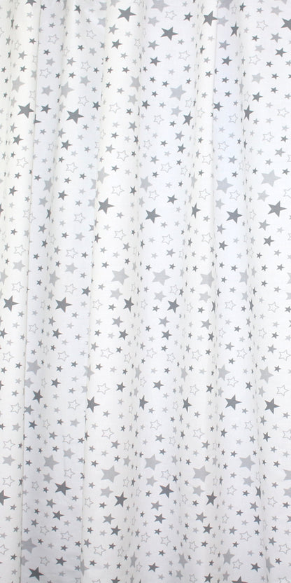 Babybett Himmel Vollstoff - Star Hell - für Baby Bett Vollstoffhimmel Baumwolle
